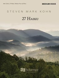 27 Haiku Vocal Solo & Collections sheet music cover Thumbnail